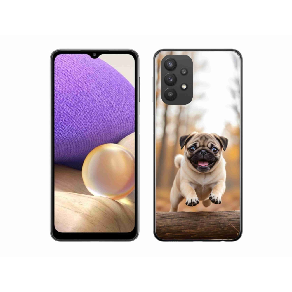Zselés borítás mmCase Samsung Galaxy A32 5G - mopsz 2