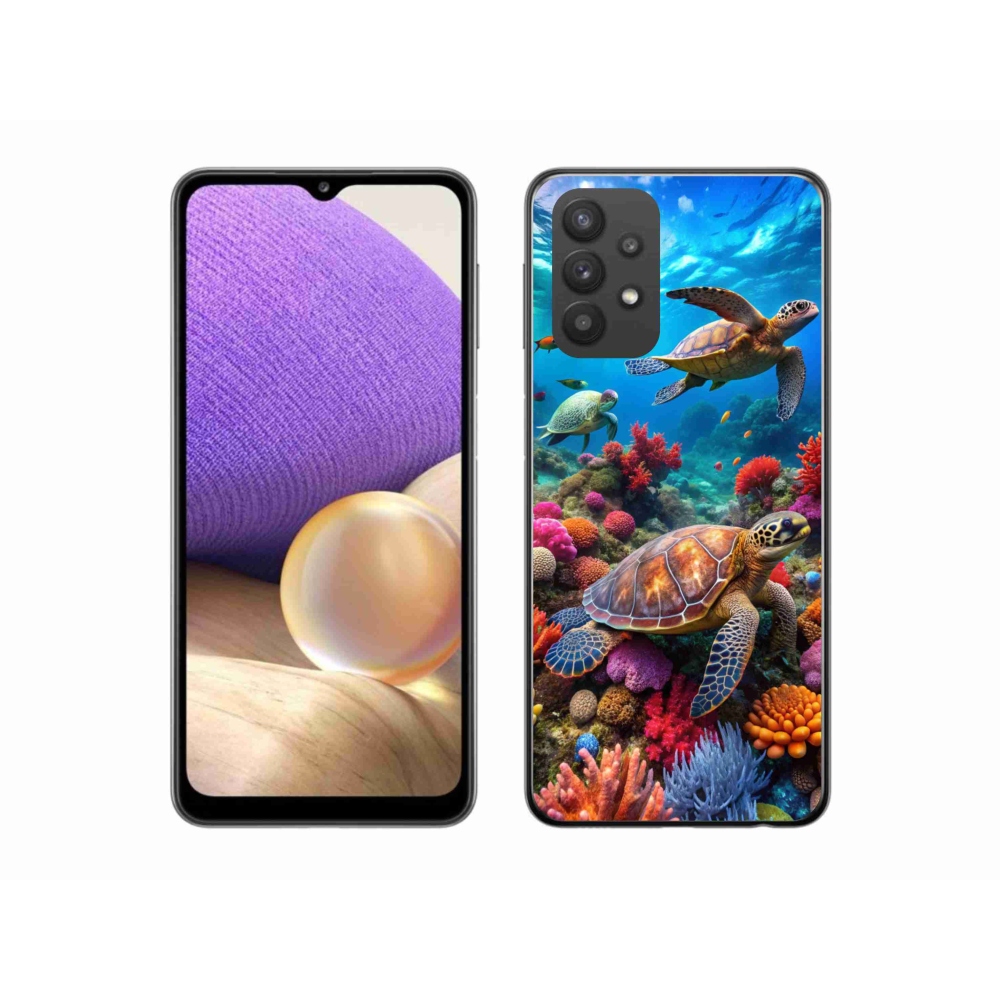 Gél borítás mmCase Samsung Galaxy A32 5G - Sea World 2