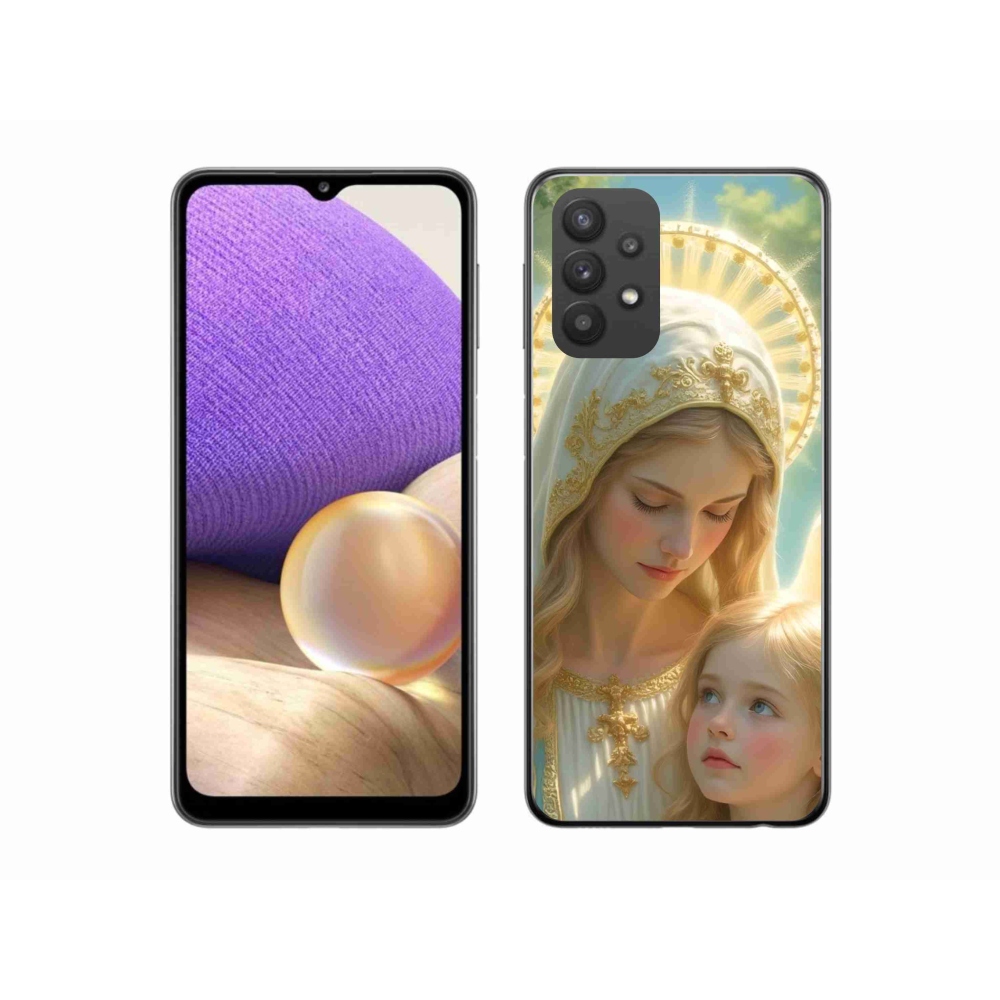 Zselés borítás mmCase Samsung Galaxy A32 5G - vallási motívum 2