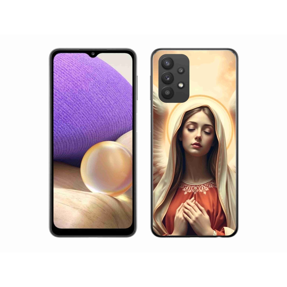 Zselés borító mmCase Samsung Galaxy A32 5G - vallási motívumhoz