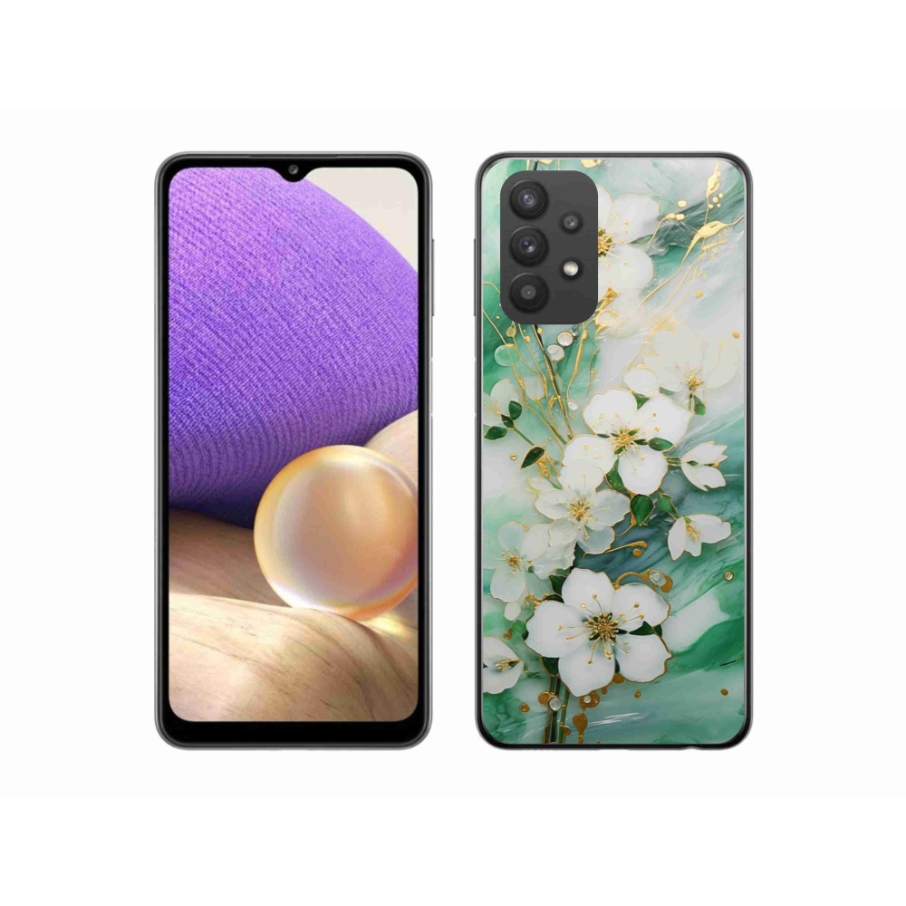 Gél borítás mmCase Samsung Galaxy A32 5G - finom virágok