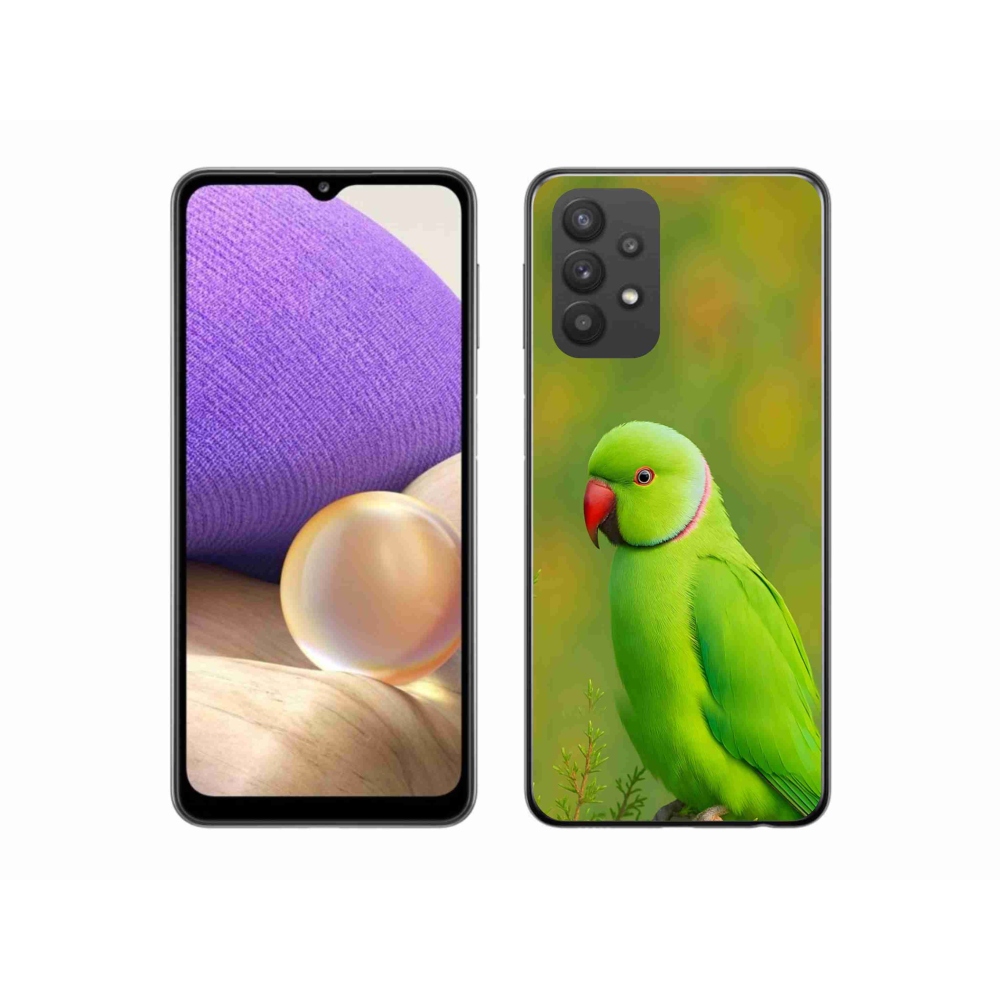 Zselés borítás mmCase Samsung Galaxy A32 5G - papagáj alexandr 2