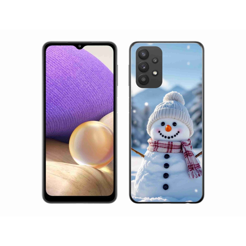 Gél védőhuzat mmCase Samsung Galaxy A32 5G - hóember 3