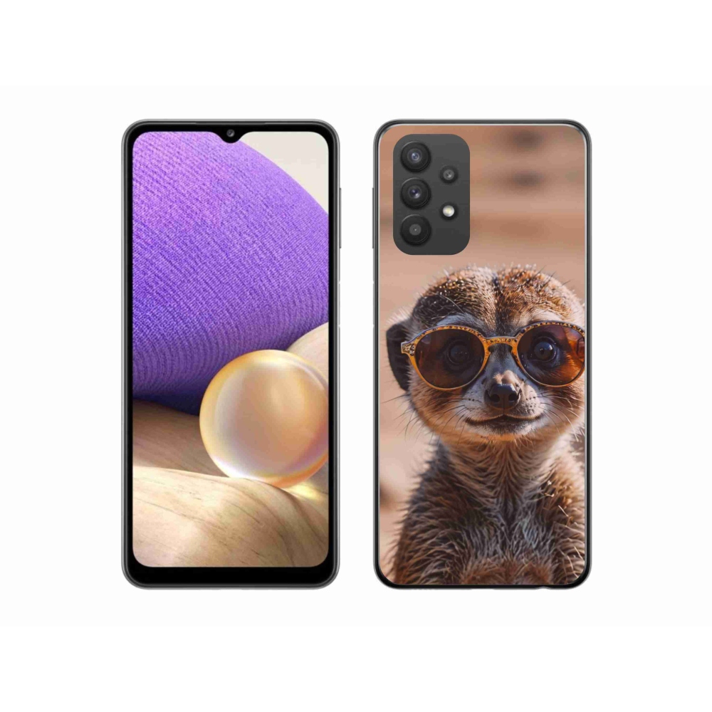 Gél borítás mmCase Samsung Galaxy A32 5G - stílusos surikata