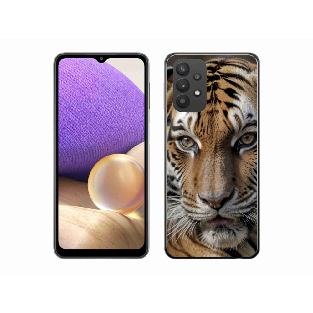 Zselés borítás mmCase Samsung Galaxy A32 5G - tigris nézet