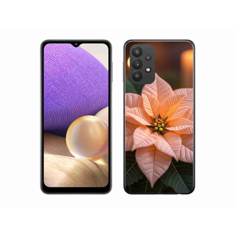 Gél borítás mmCase Samsung Galaxy A32 5G - mikulásvirág