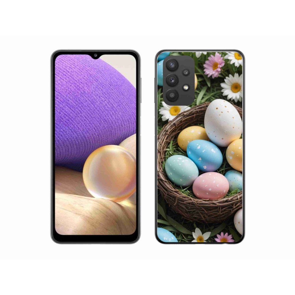 Zselés borítás mmCase Samsung Galaxy A32 5G - Húsvéti tojások 2