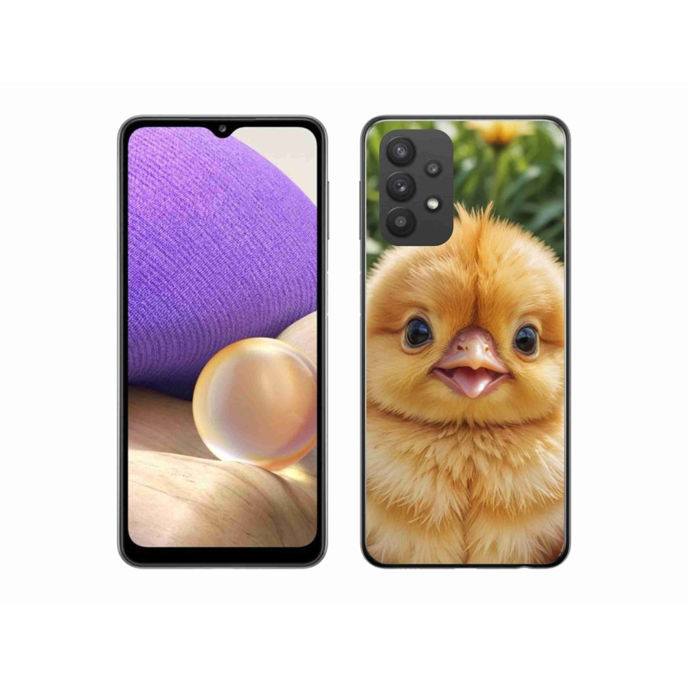 Gél borítás mmCase Samsung Galaxy A32 5G - boldog csaj - Samsung Galaxy A32 5G - boldog csaj
