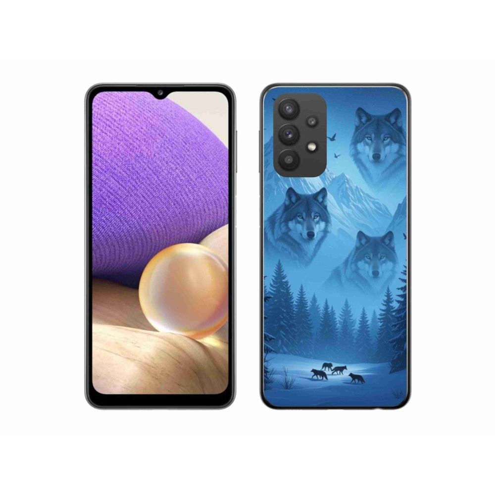 Gél védőhuzat mmCase Samsung Galaxy A32 5G - farkas csomag