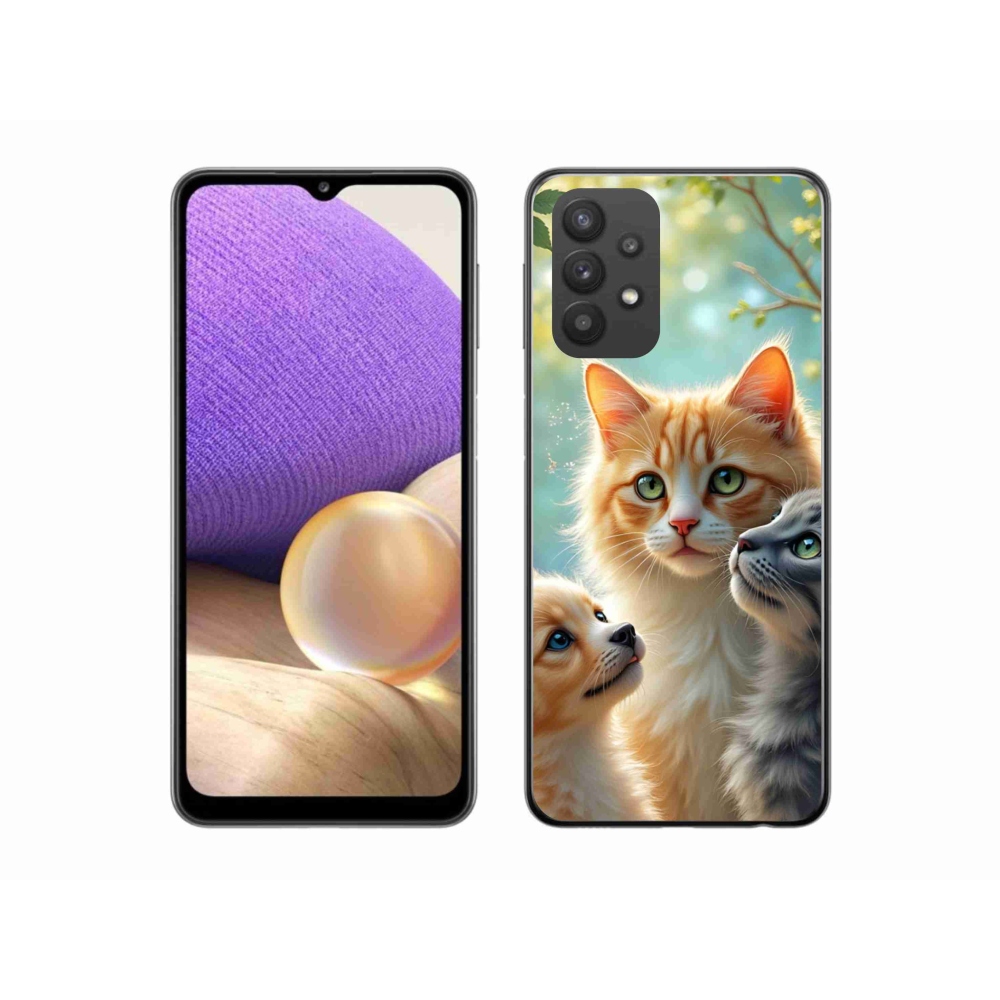 Gél borítás mmCase Samsung Galaxy A32 5G - állatbarátság 2