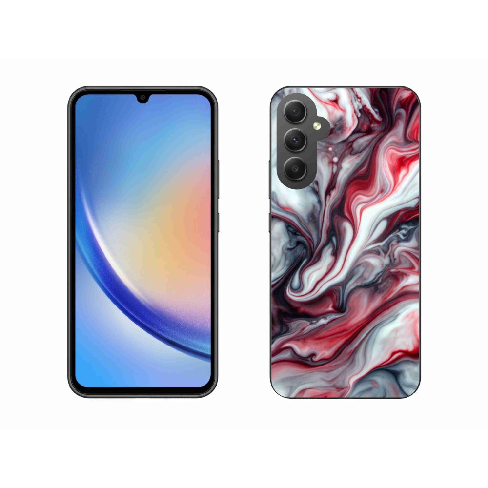 Gél borítás mmCase Samsung Galaxy A34 5G - absztrakt motívum 37