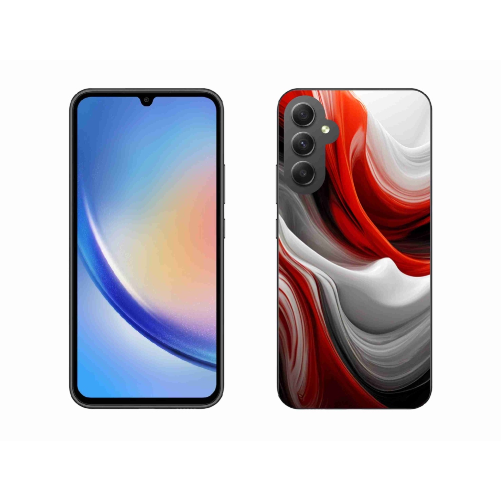 Gél borítás mmCase Samsung Galaxy A34 5G - absztrakt motívum 47