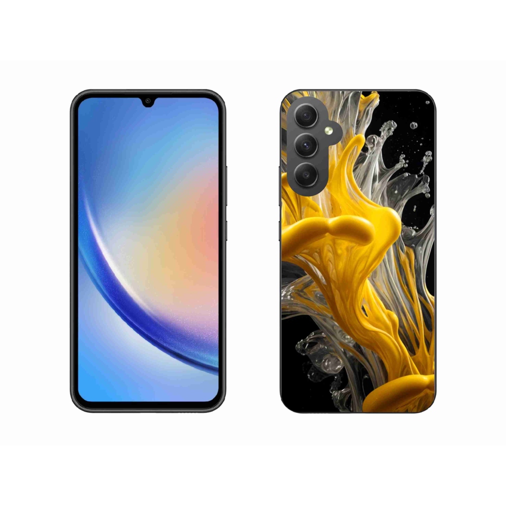 Gél borítás mmCase Samsung Galaxy A34 5G - absztrakt motívum 48