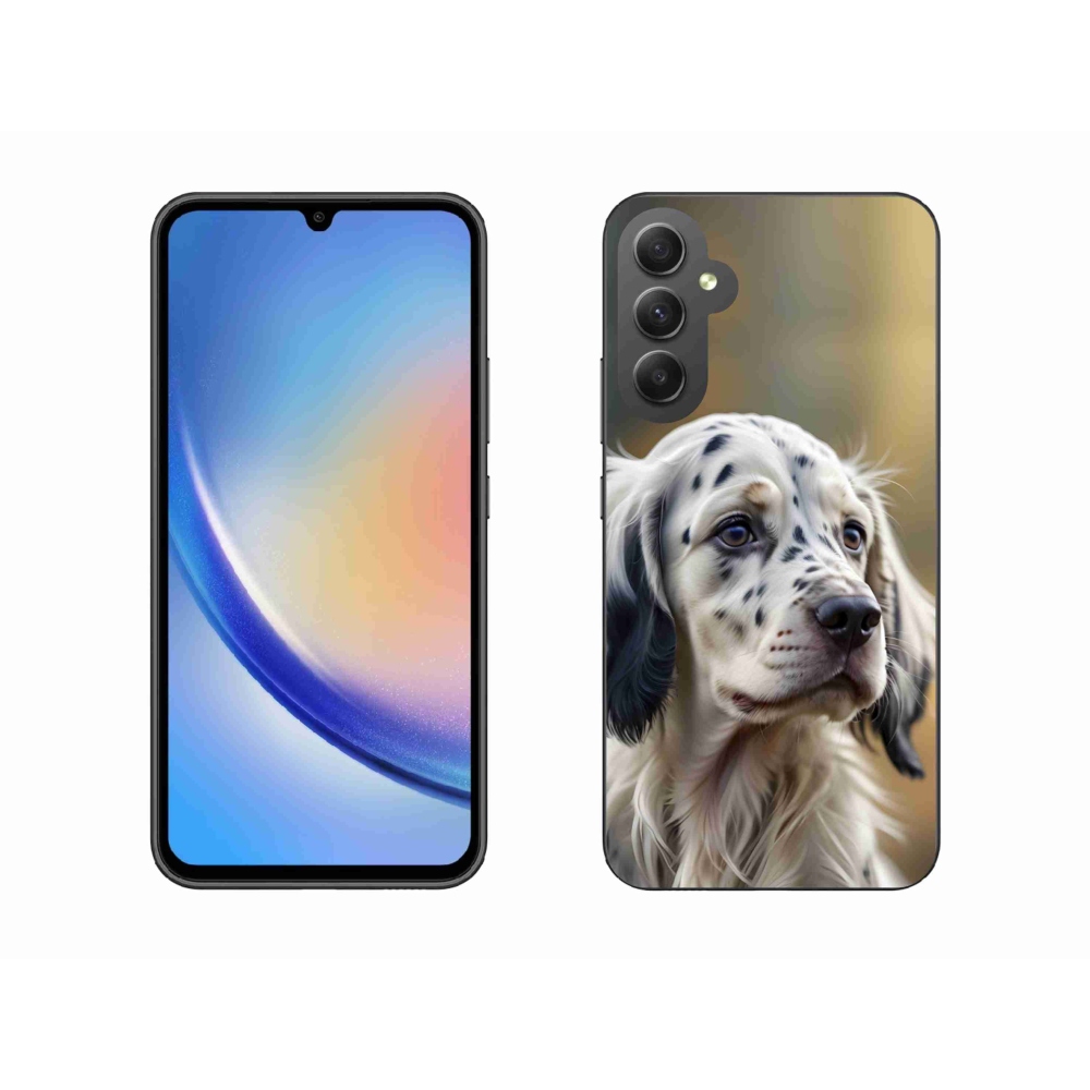 Zselés borítás mmCase Samsung Galaxy A34 5G - English Setter