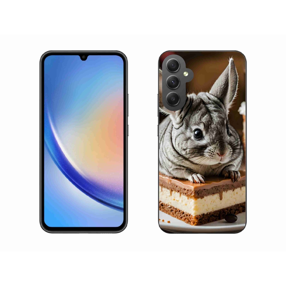 Zselés borítás mmCase Samsung Galaxy A34 5G - csincsilla