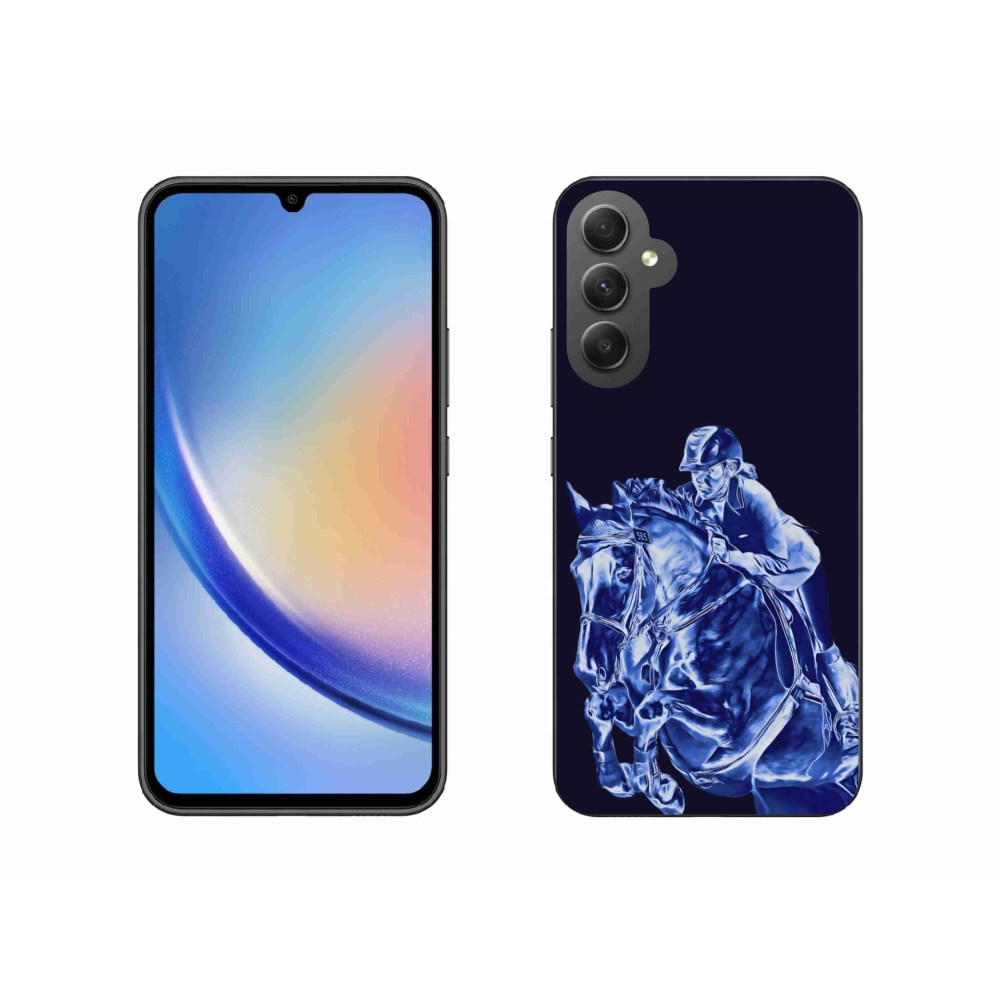 Zselés borítás mmCase Samsung Galaxy A34 5G - versenylóhoz