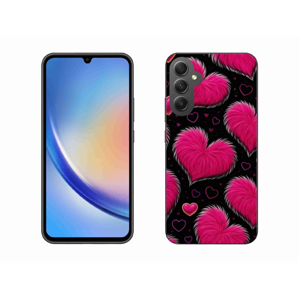 Gél borítás mmCase Samsung Galaxy A34 5G - puha szív - Samsung Galaxy A34 5G - puha szív