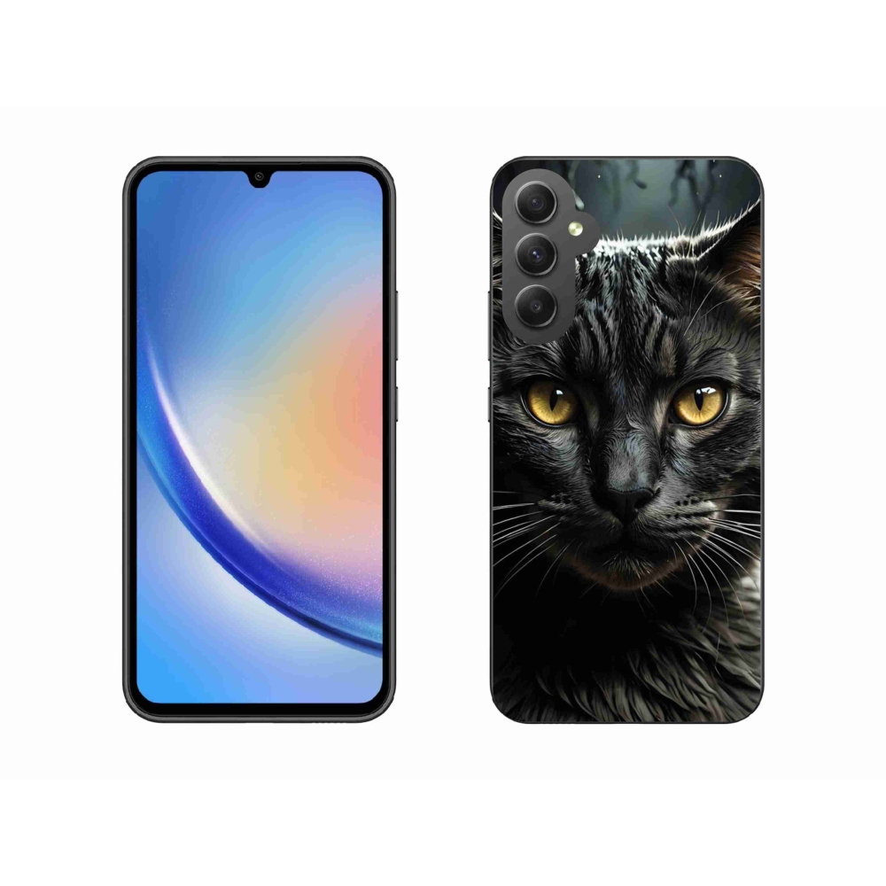 Gél borítás mmCase Samsung Galaxy A34 5G - macskaszem 3