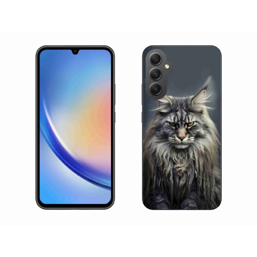 Gél borítás mmCase Samsung Galaxy A34 5G - macskaszem nézet 4