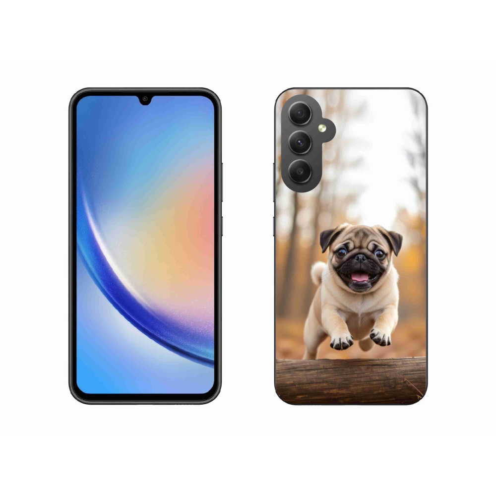 Zselés borítás mmCase Samsung Galaxy A34 5G - mopsz 2