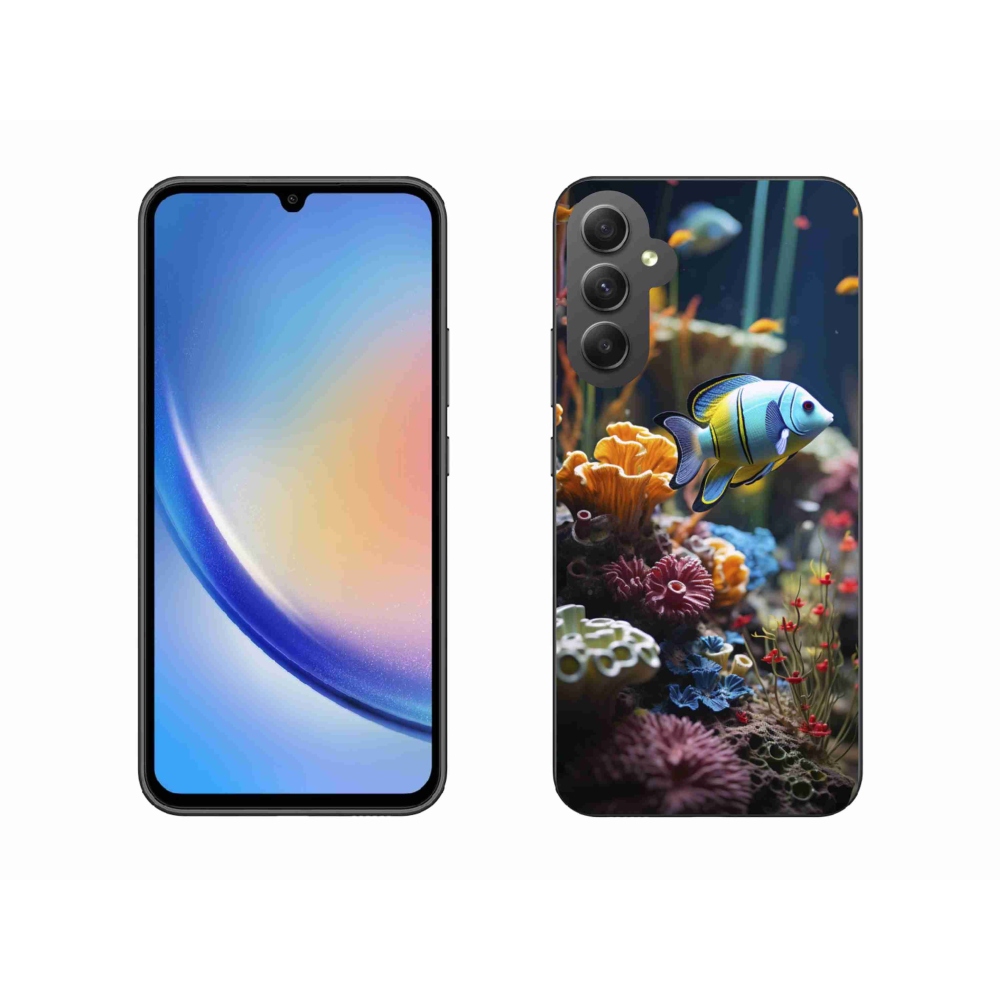 Gél védőhuzat mmCase Samsung Galaxy A34 5G - Sea World 5
