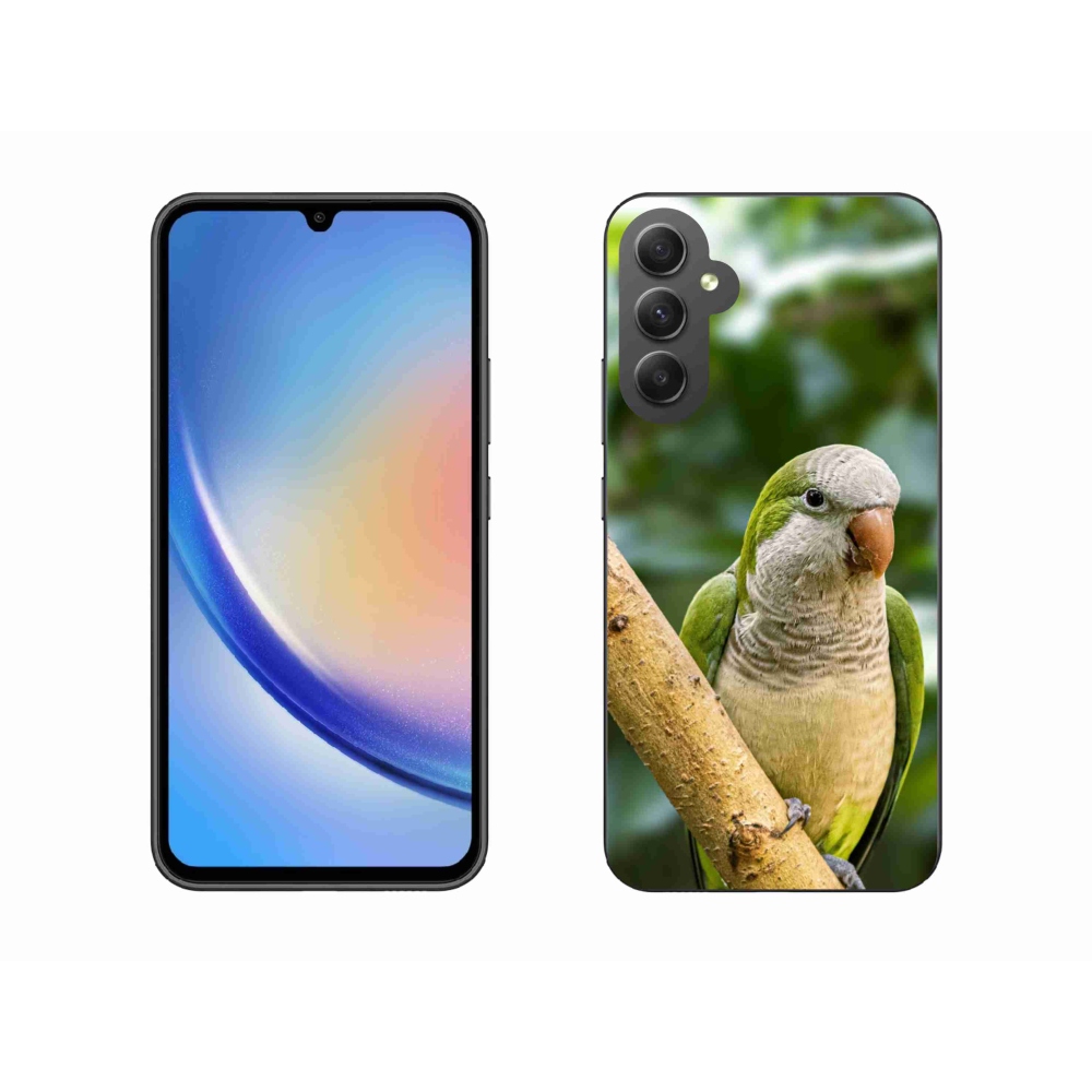Gél védőhuzat mmCase Samsung Galaxy A34 5G - papagáj