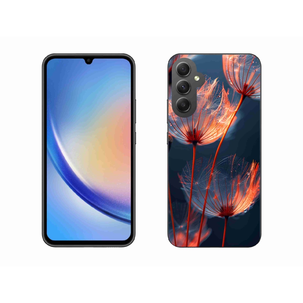 Zselés borítás mmCase Samsung Galaxy A34 5G - világító pehely