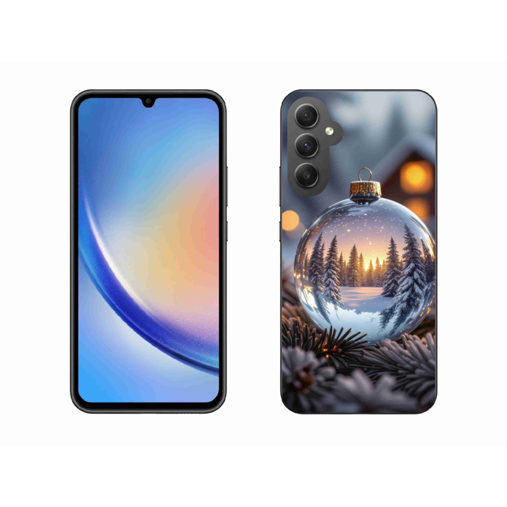 Gél borítás mmCase Samsung Galaxy A34 5G - Karácsonyi dekoráció