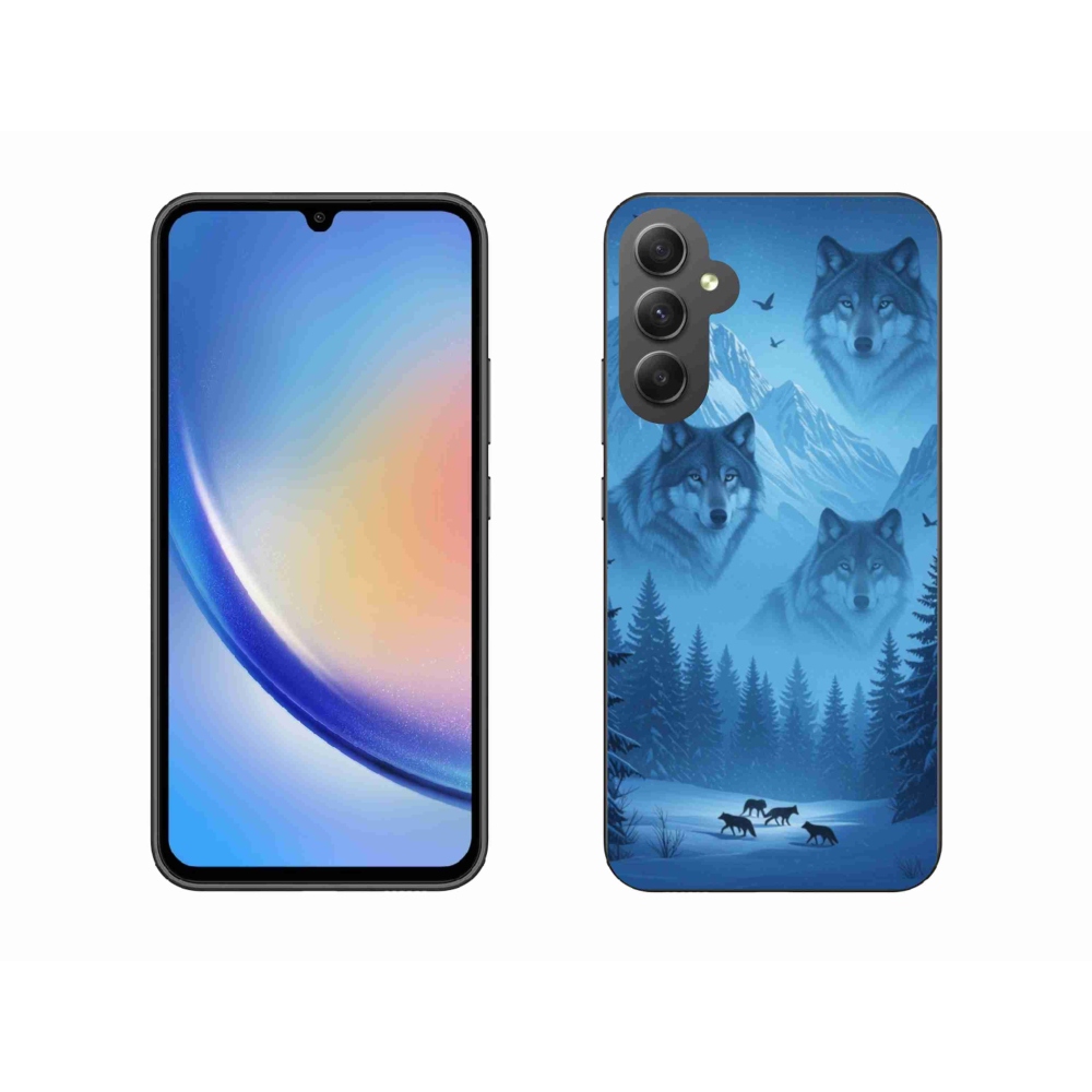 Gél védőhuzat mmCase Samsung Galaxy A34 5G - farkas csomag