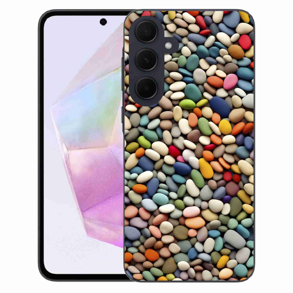 Zselés borítás mmCase Samsung Galaxy A35 5G - színes strasszkövek 2