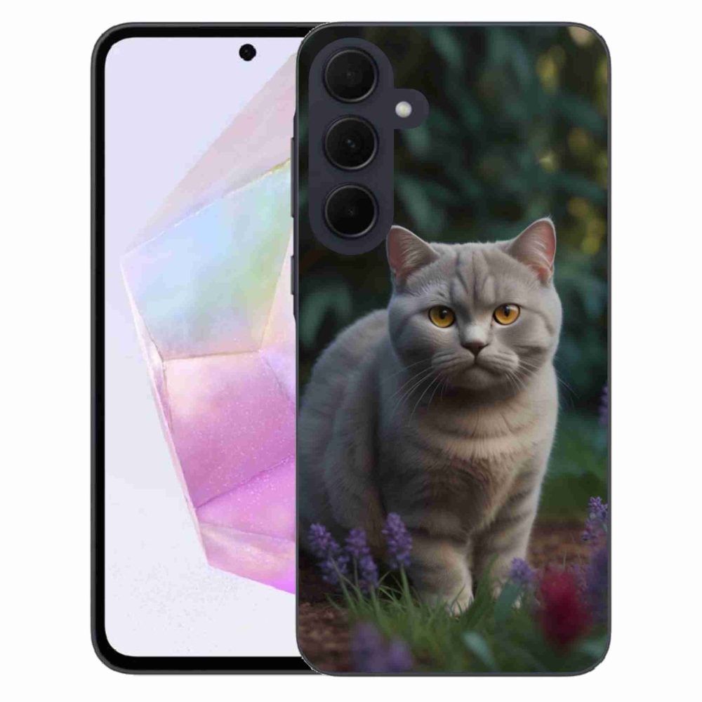 Zselés borítás mmCase Samsung Galaxy A35 5G - brit macska