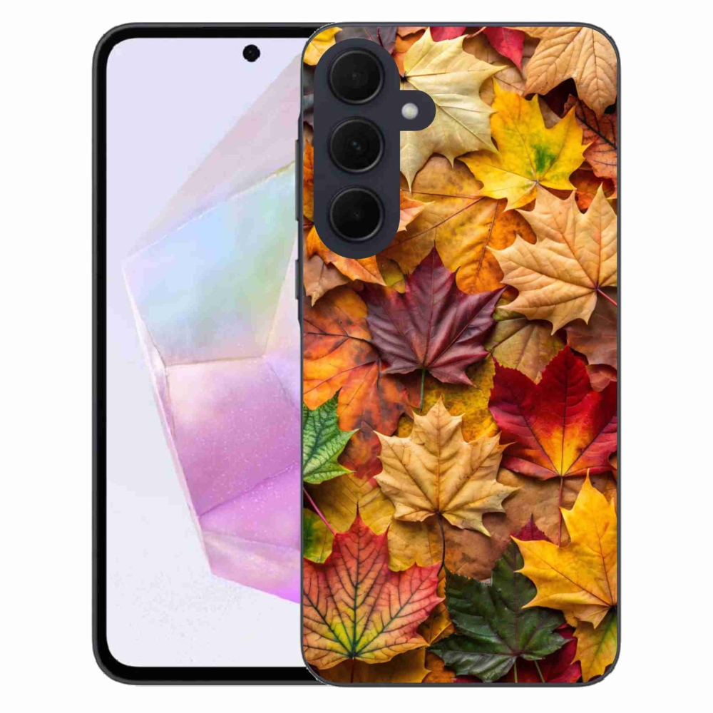 Gél borítás mmCase Samsung Galaxy A35 5G - juharlevelek 2