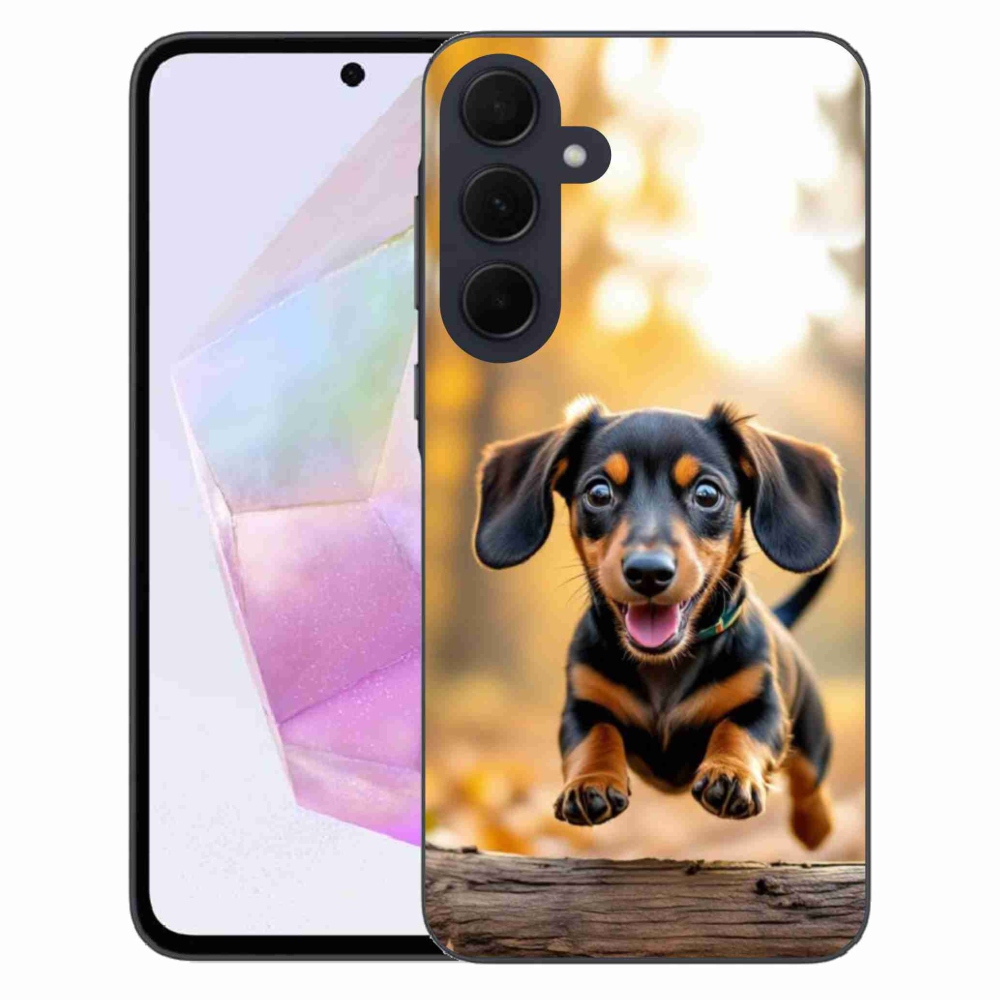 Zselés borítás mmCase Samsung Galaxy A35 5G - tacskó 2