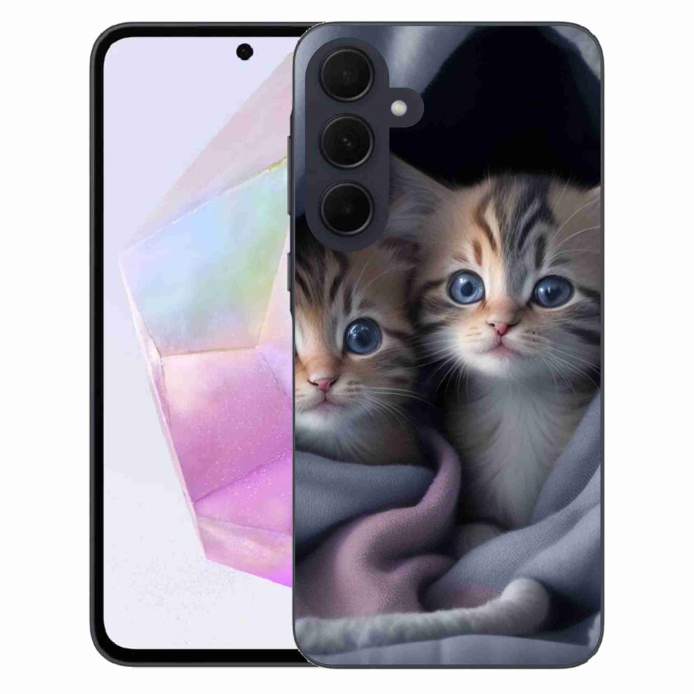Gél védőburkolat mmCase Samsung Galaxy A35 5G - cat duo 2 -hoz