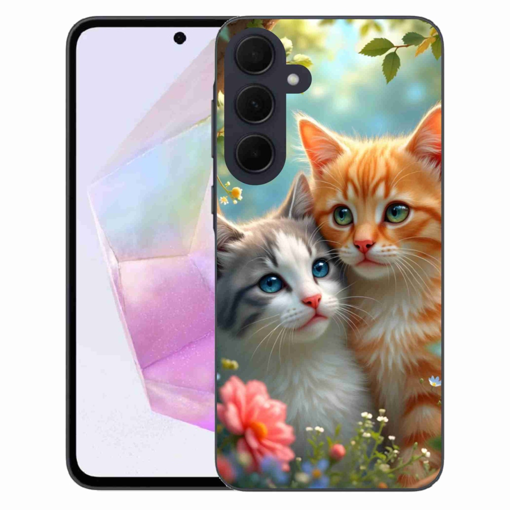 Gél borítás mmCase Samsung Galaxy A35 5G - macskaszerelem 2