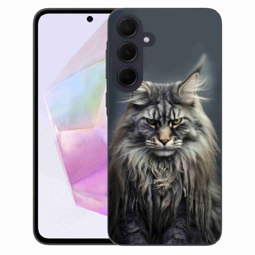 Gél borítás mmCase Samsung Galaxy A35 5G - macskaszem nézet 4