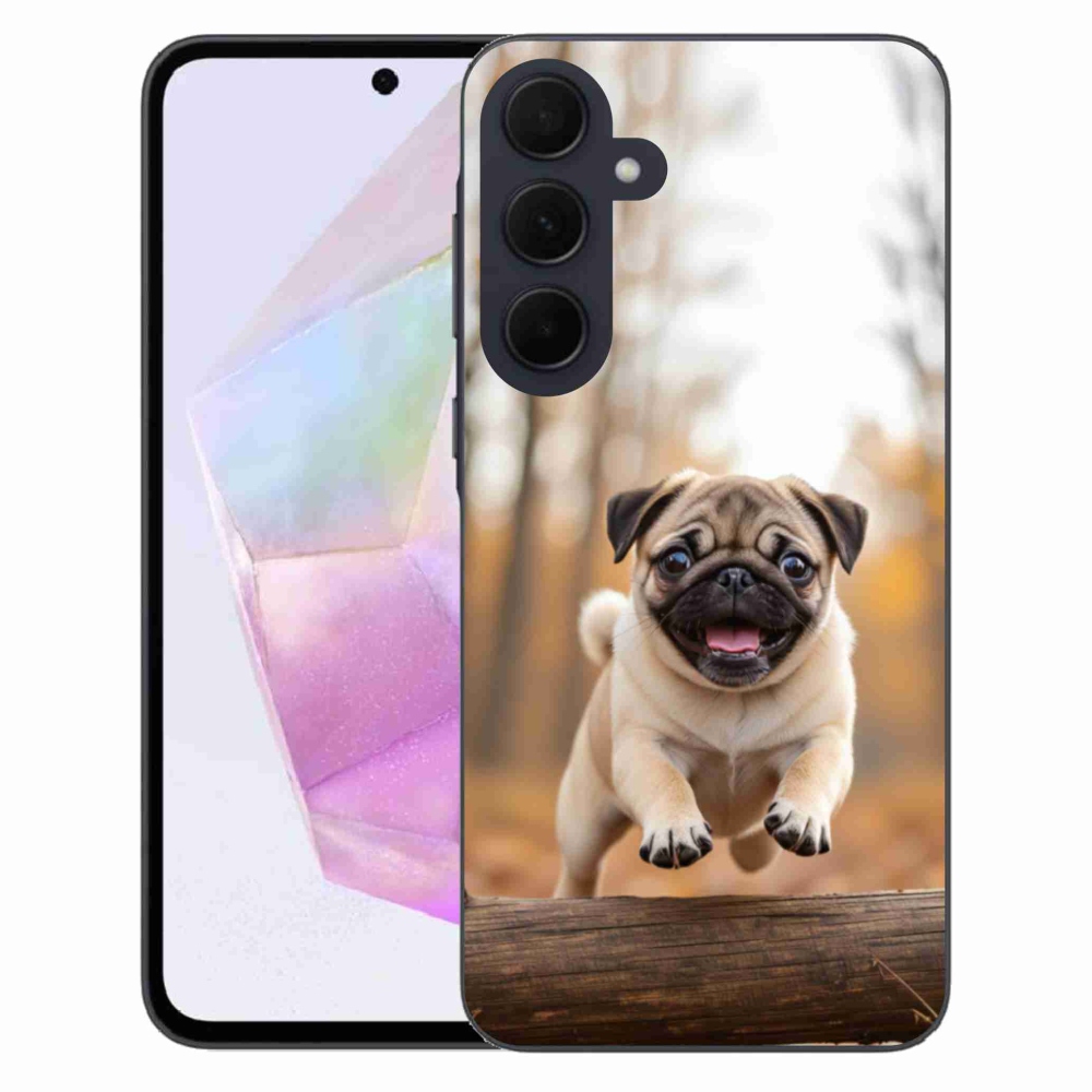 Zselés borítás mmCase Samsung Galaxy A35 5G - mopsz 2