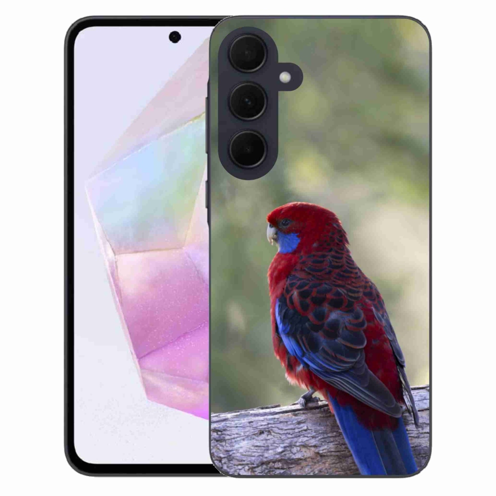 Zselés borítás mmCase Samsung Galaxy A35 5G - papagáj rosela