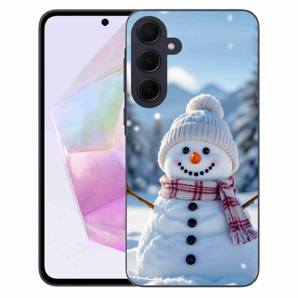 Gél borítás mmCase Samsung Galaxy A35 5G - hóember 3