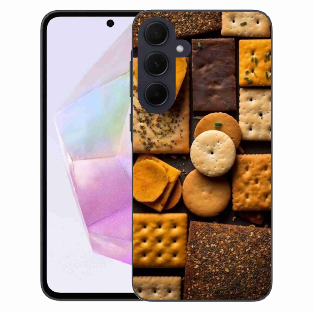 Zselés borítás mmCase Samsung Galaxy A35 5G - kekszek