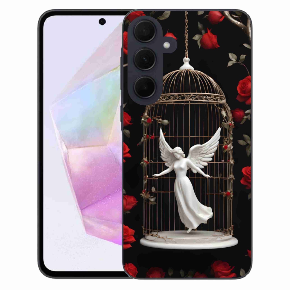 Zselés borítás mmCase Samsung Galaxy A35 5G - csapdába esett angyal