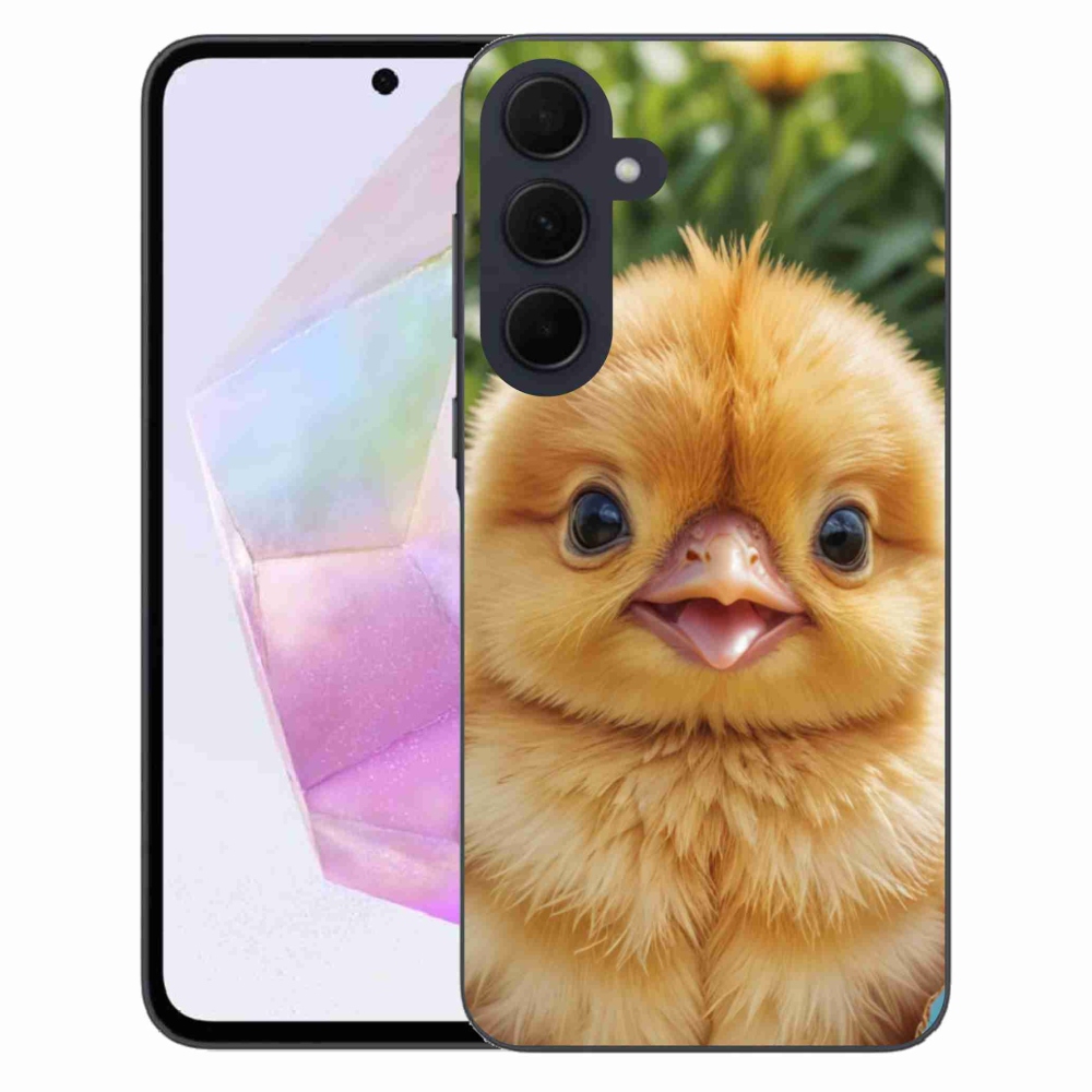 Gél borító mmCase Samsung Galaxy A35 5G - boldog csaj - Samsung Galaxy A35 5G - boldog csaj