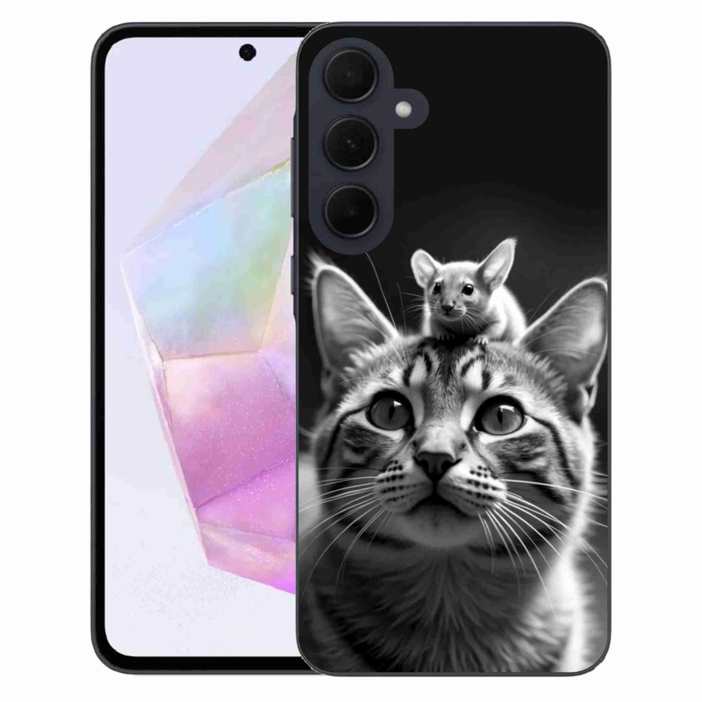 Gél borítás mmCase Samsung Galaxy A35 5G - állati barátság 2