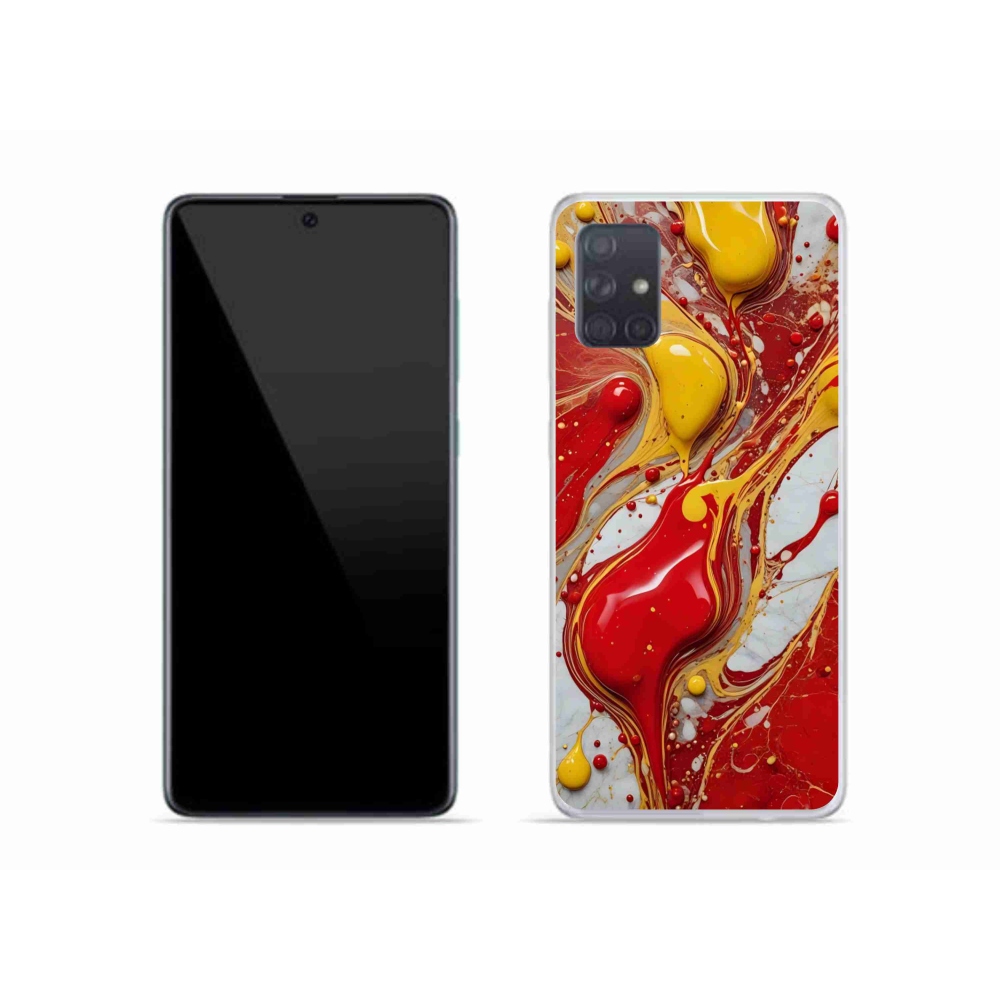 Gél védőhuzat mmCase Samsung Galaxy A51 készülékhez - absztrakt motívum 42