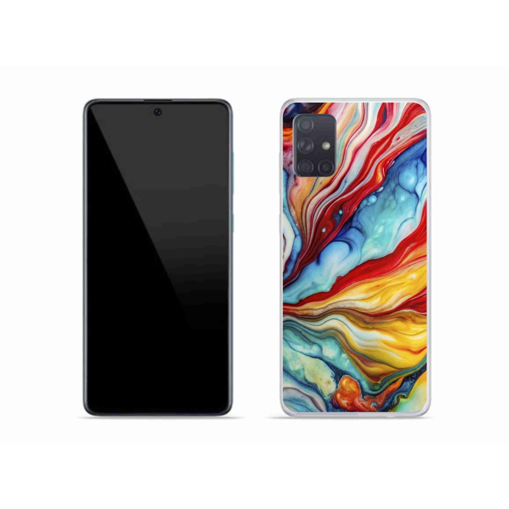 Zselés borítás mmCase Samsung Galaxy A51 készülékhez - absztrakt motívum 58