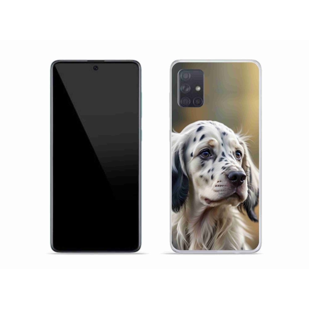 Gél borítás mmCase Samsung Galaxy A51 készülékhez - English Setter