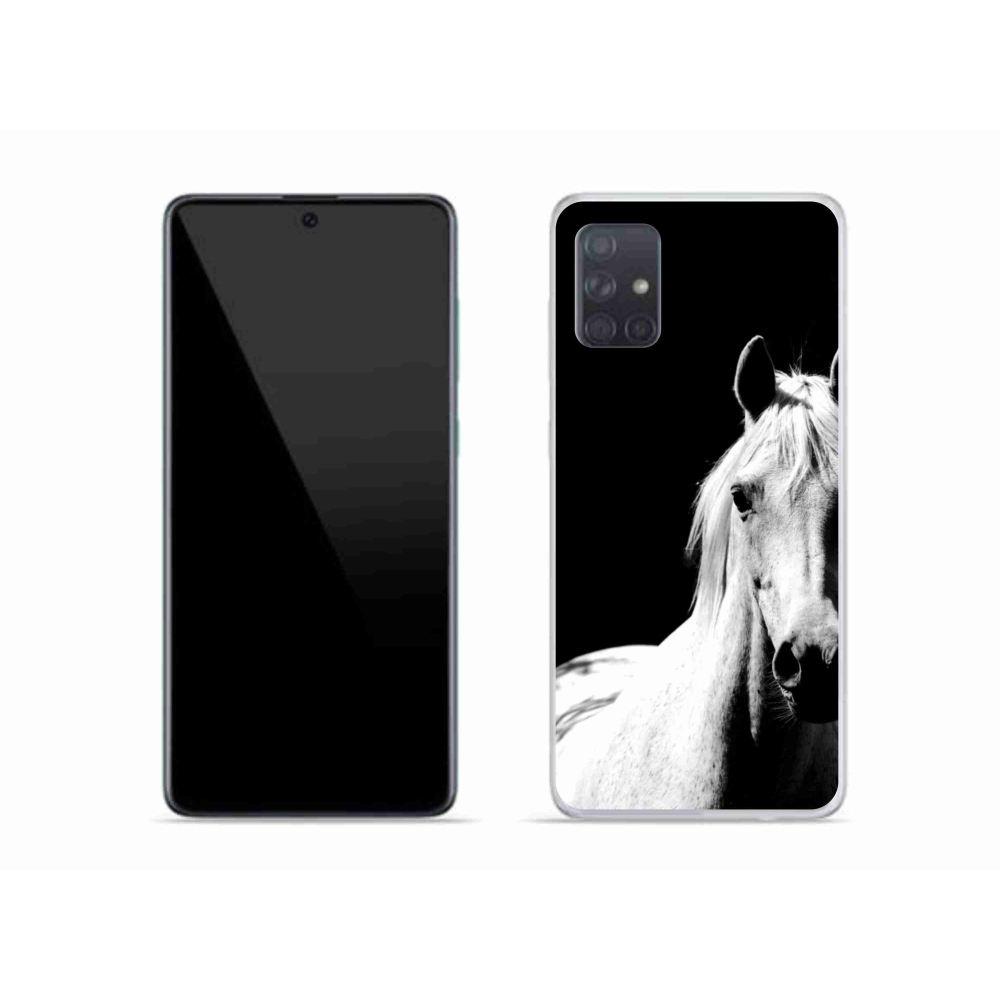 Gél védőhuzat mmCase Samsung Galaxy A51 - fehér ló 5