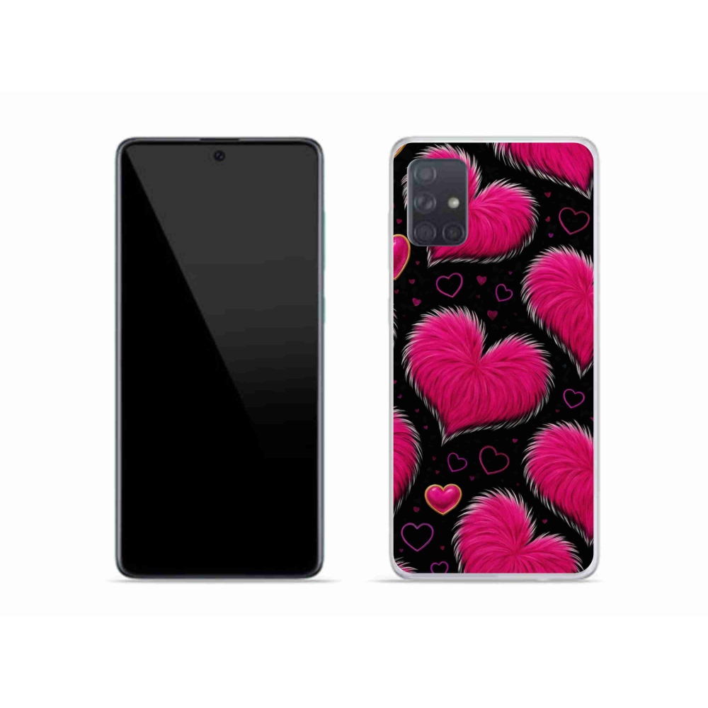 Gél borítás mmCase Samsung Galaxy A51 készülékhez - puha szívecske