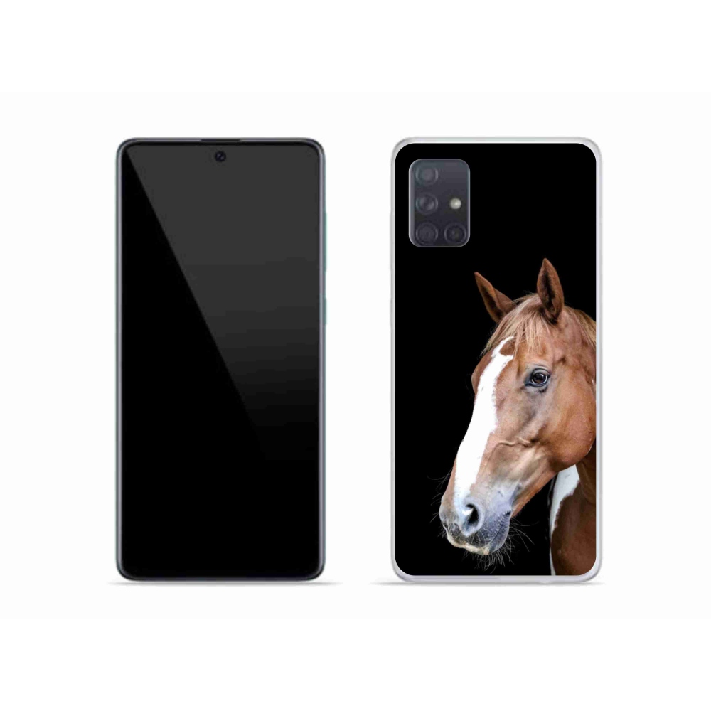 Zselés borítás mmCase Samsung Galaxy A51 - barna ló 3