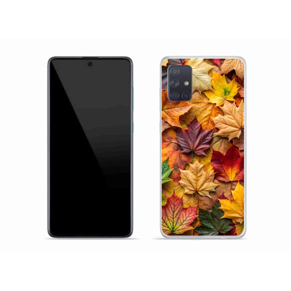 Gél borítás mmCase Samsung Galaxy A51 - juharlevelek 2